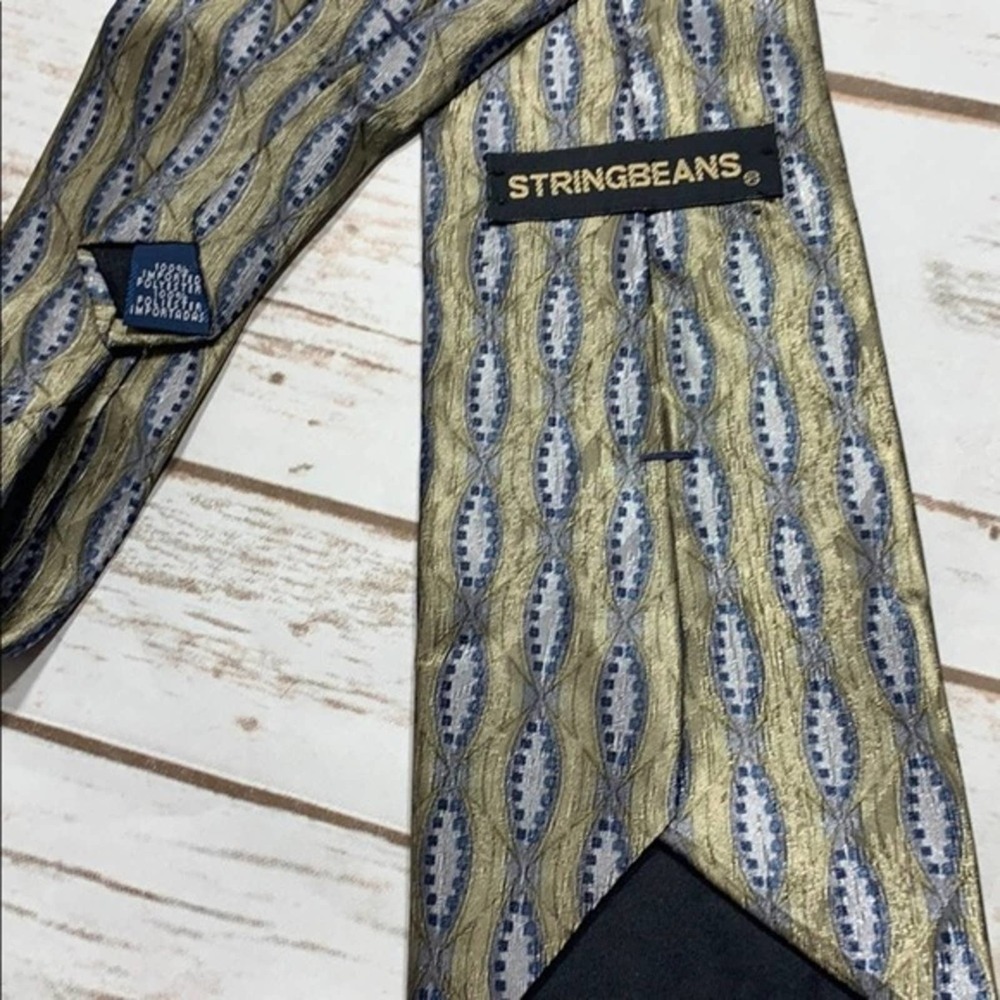 Vintage Stringbeans Polyester Tie